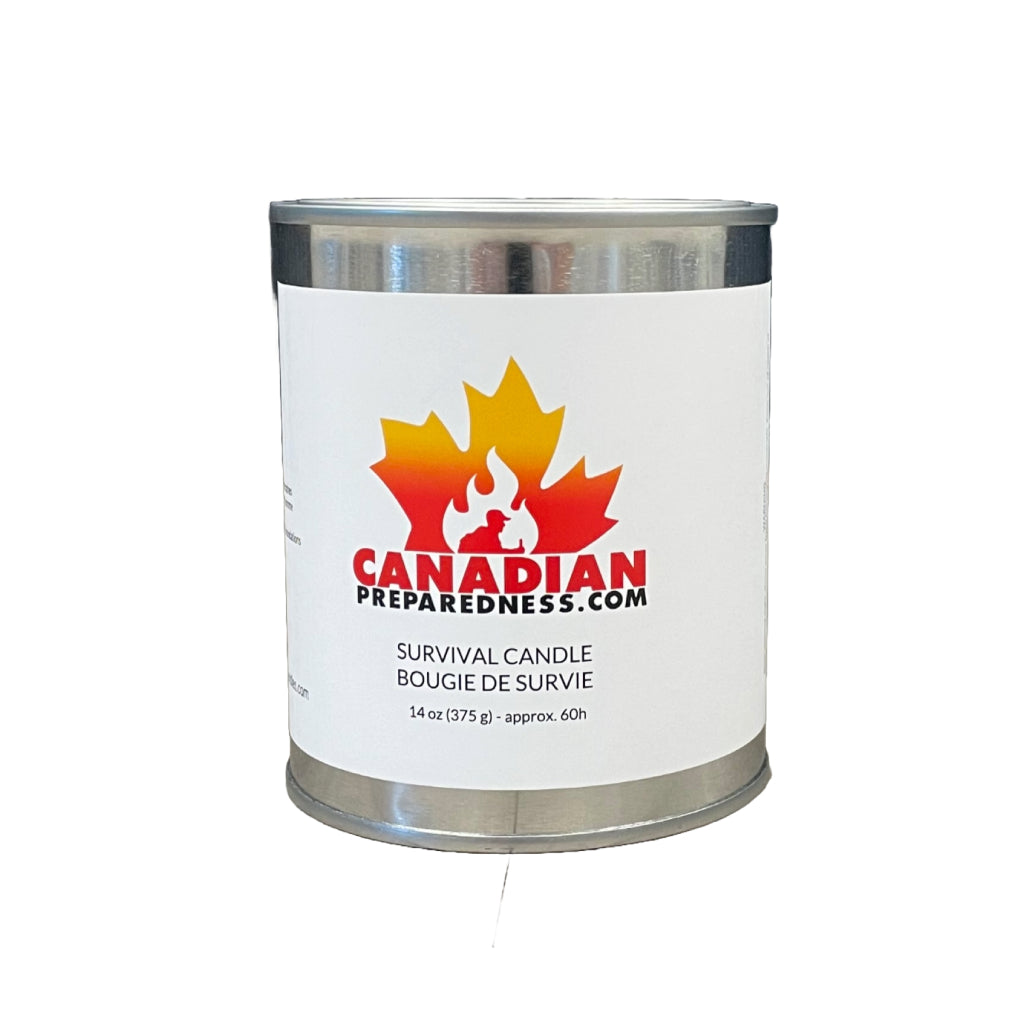 Canadian Preparedness Emergency Survival Candle - 60 Hours