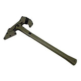 Cold Steel Trench Hawk with the safety cover on.