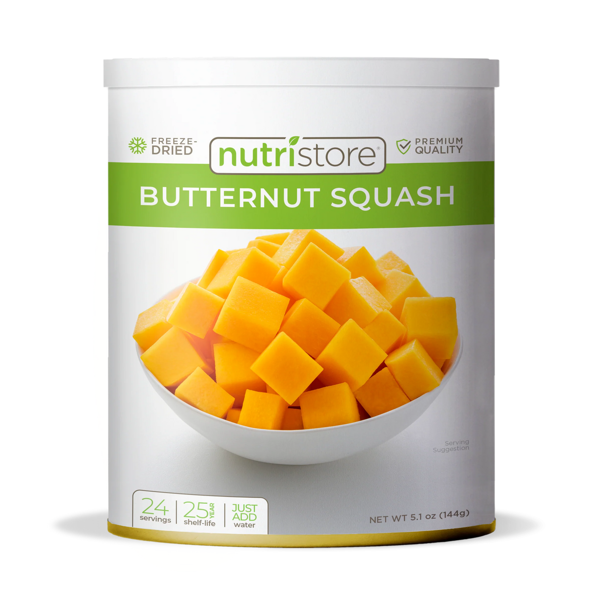 Nutristore Freeze Dried Butternut Squash #10 Can