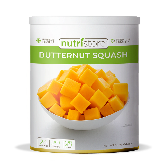 Nutristore Freeze Dried Butternut Squash #10 Can