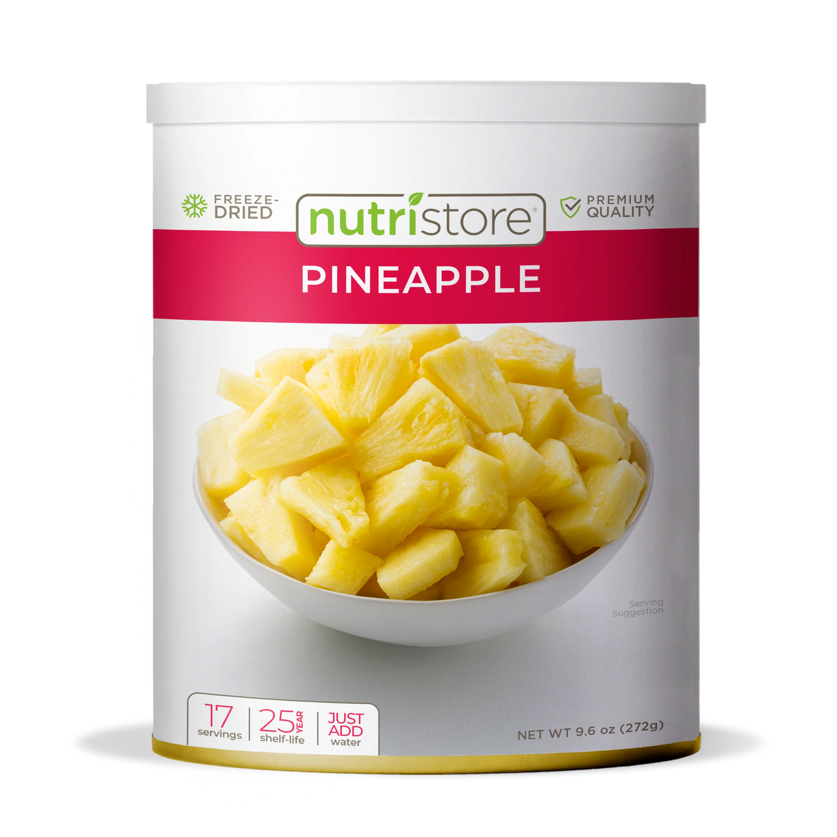 Nutristore Freeze Dried Pineapple #10 Can 