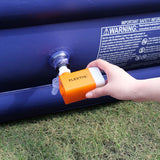 FlexTail Max Pump 2 Plus Portable Air Pump orange demonstration