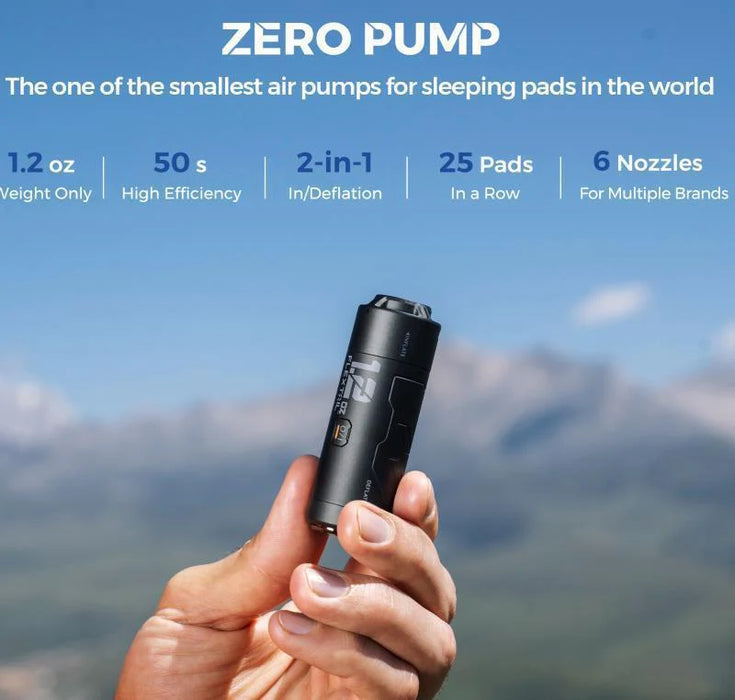 FlexTail ZERO PUMP | World's Smallest Pump for Sleeping Pads