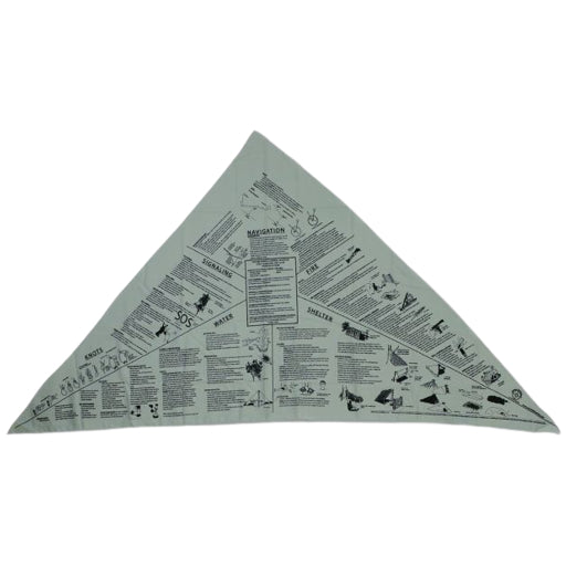 Survival Metrics Head for Survival Bandana w/ Printed Survival Information