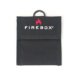 Firebox 3 inch Case for Nano stoves with the Firebox logo on the front flap, a red flame appears above the text.