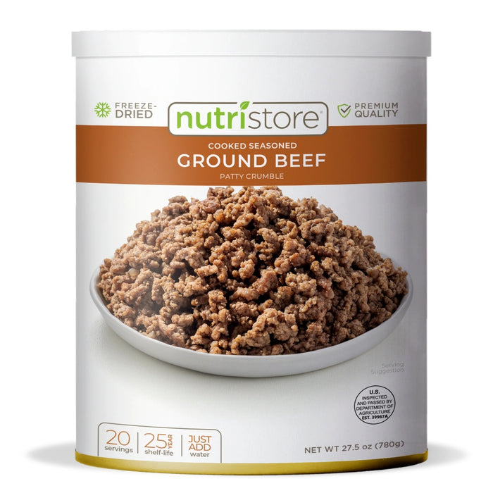 (#10 Can) Nutristore Freeze Dried Ground Beef