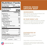 Nutristore Freeze Dried Ground Beef (#10 Can)