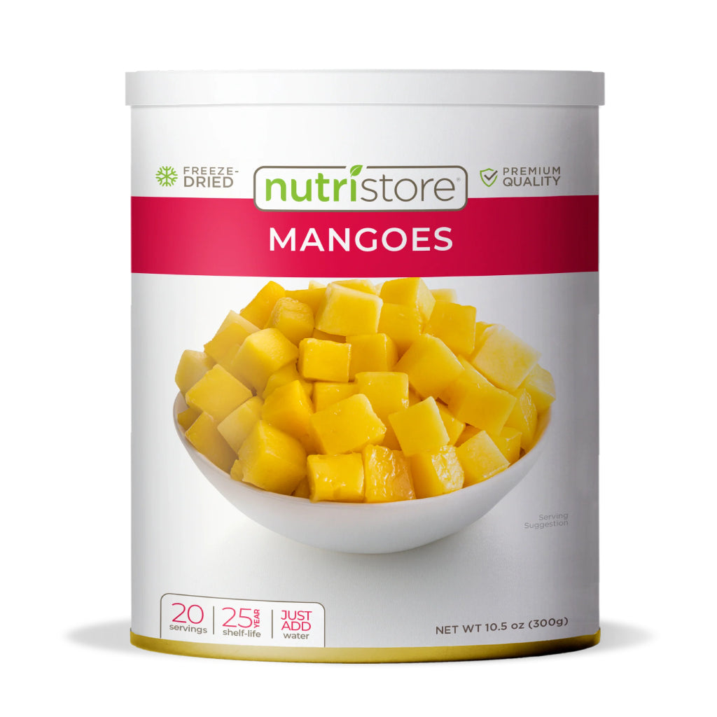 Nutristore Freeze Dried Mangoes #10 Can