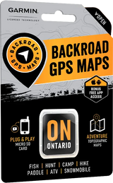 Ontario Backroad GPS Map (8GB SD Card) | Garmin Compatible Navigation
