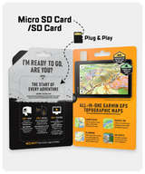 Ontario Backroad GPS Map (8GB SD Card) | Garmin Compatible Navigation