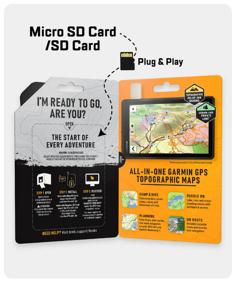 Ontario Backroad GPS Map (8GB SD Card) | Garmin Compatible Navigation