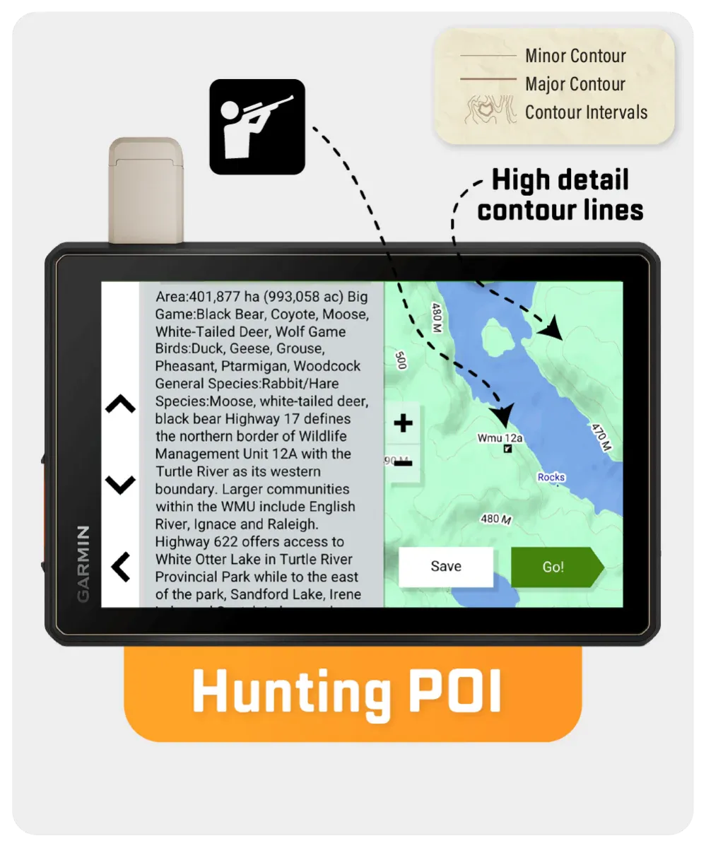 Ontario Backroad GPS Map (8GB SD Card) | Garmin Compatible Navigation