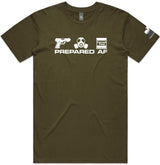 Prepared AF Canadian Preparedness army green T-shirt