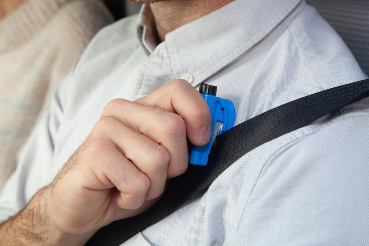 ResQMe® Car Escape Tool (Seatbelt Cutter & Window Breaker)