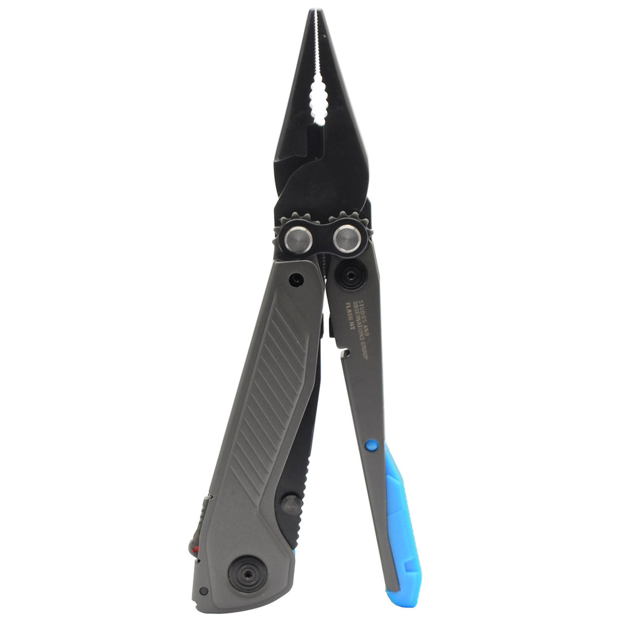 SOG Flash MT Multi-Tool | Urban Gray + Cyan - EDC Multitool