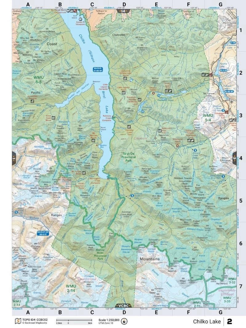 Essential Wilderness Navigation Maps – Cariboo Chilcotin 7th Edition