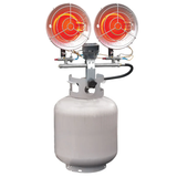 Masters Tank Top Heater BOGO | 32,000 BTU Double Tank Top Heater + FREE 16,000 BTU Single Tank Top Heater