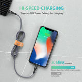 Zendure SuperCord USB-C to Lightning Cable (1m/3.3 ft.)