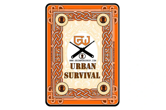 Water-resistant Grim Survival playing cards