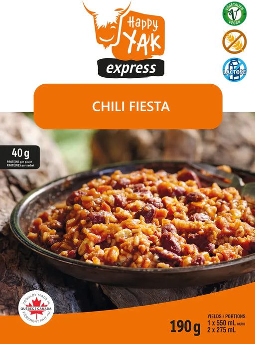 Happy Yak - Chili Fiesta Freeze Dried Food