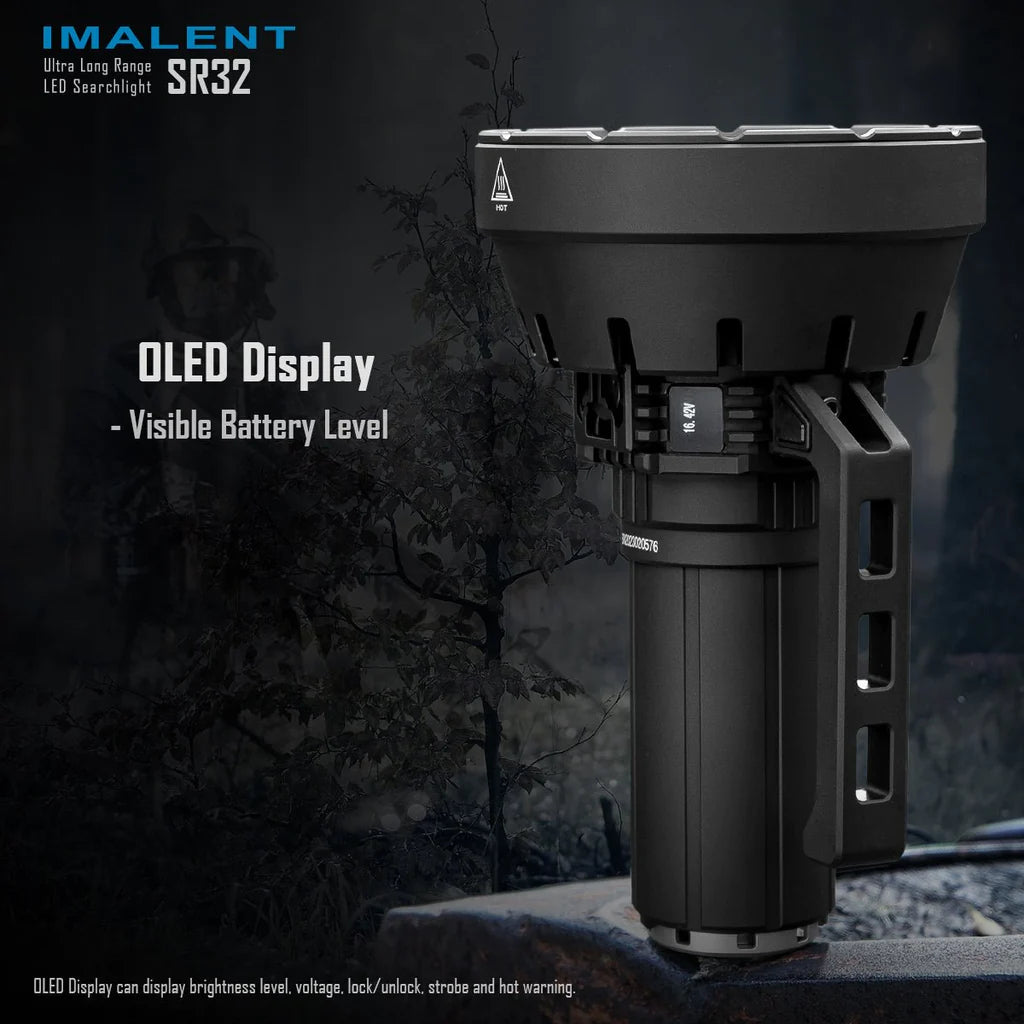 Imalent SR32 120,000 Lumens Flashlight | 2080 Meters