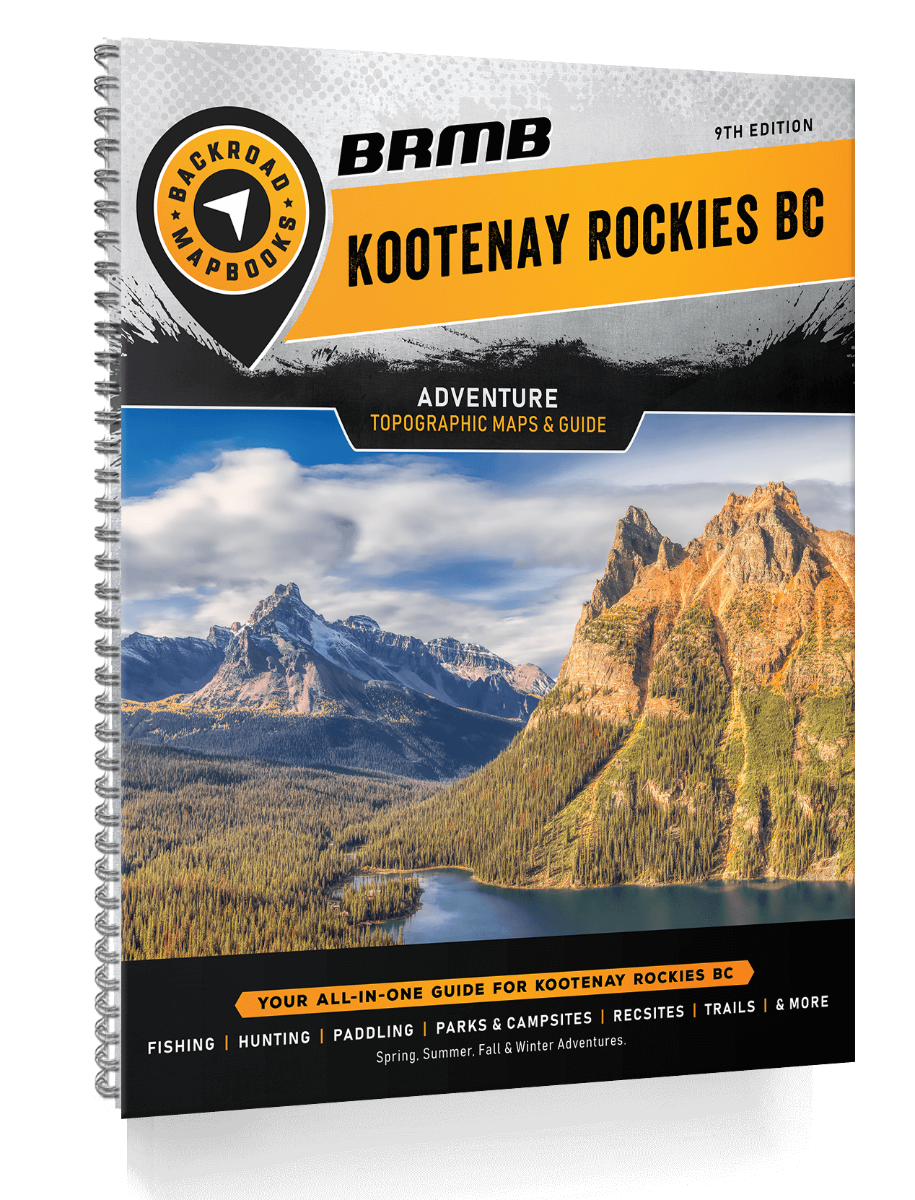 Kootenay Rockies BC Backroad Mapbooks- 9th Edition | BRMB