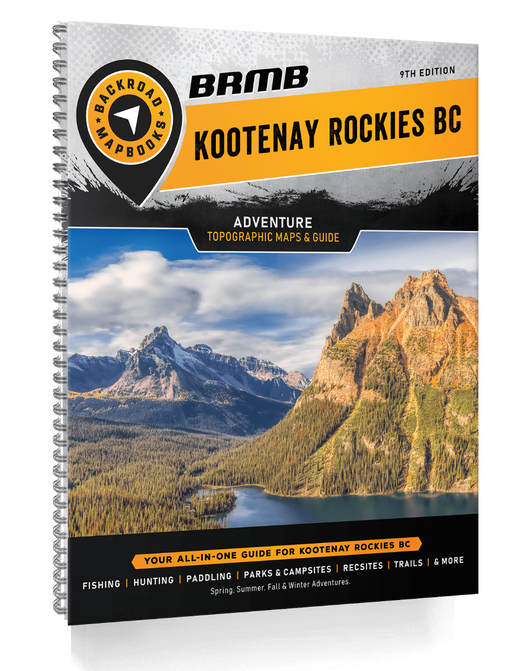 Kootenay Rockies BC Backroad Mapbooks- 9th Edition | BRMB