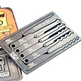 Grim Workshop Survival Key Card Lock Rake Pick Set
