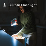 LuminAID SURVIVOR showing built in flashlight
