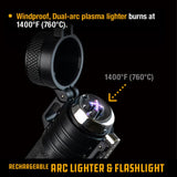 UCO Rechargeable Arc Lighter & LED Flashlight