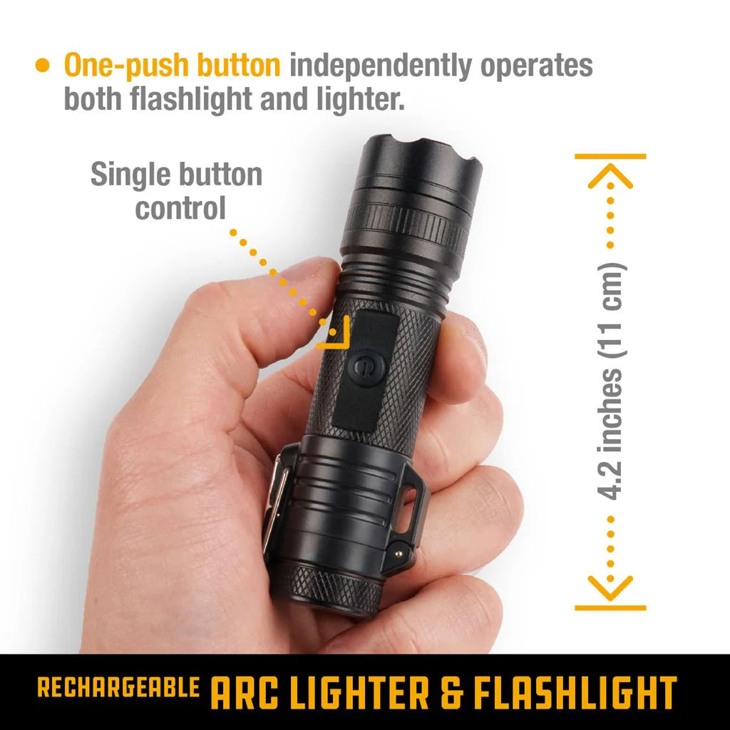 UCO 100-Lumen Flashlight with Waterproof Housing singl button control