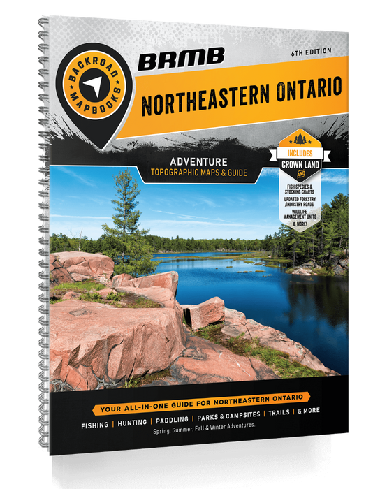 Northeastern Ontario Backroad Mapbooks- 6th Edition | BRMB