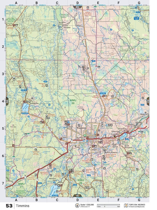 Northeastern Ontario Backroad Mapbooks- 6th Edition | BRMB