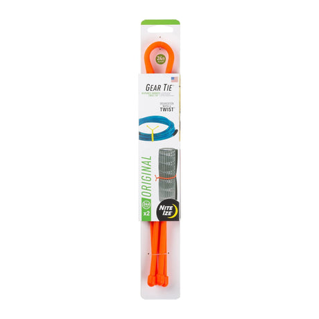 Nite-Ize Gear Tie Reusable Rubber Twist Tie (12 Inch x 2)