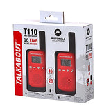 Motorola Talkabout T110 Two-Way Radios - 2 Pack