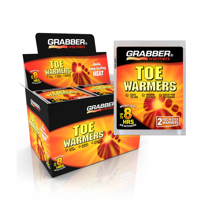 Grabber® Toe Warmers | Instant Air-Activated Heat (Up to 10 Hours!)