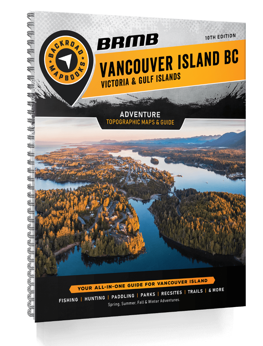 Vancouver Island BC - Victoria & Gulf Islands Backroad Mapbooks- 10th Edition | BRMB