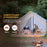 White Duck 10'x12' Alpha Wall Tent | Fire Water Repellent