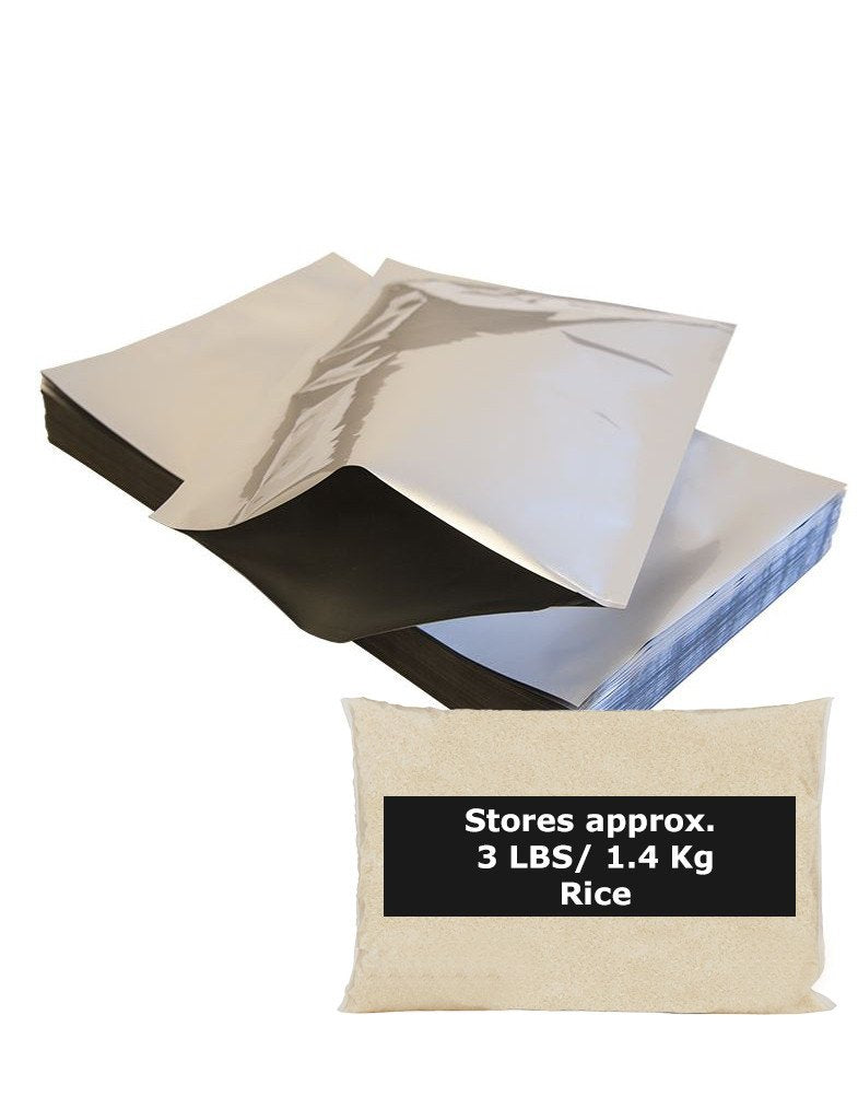 10 X 1 Gallon NON-Ziplock Mylar Bags (5 mil Thickness)