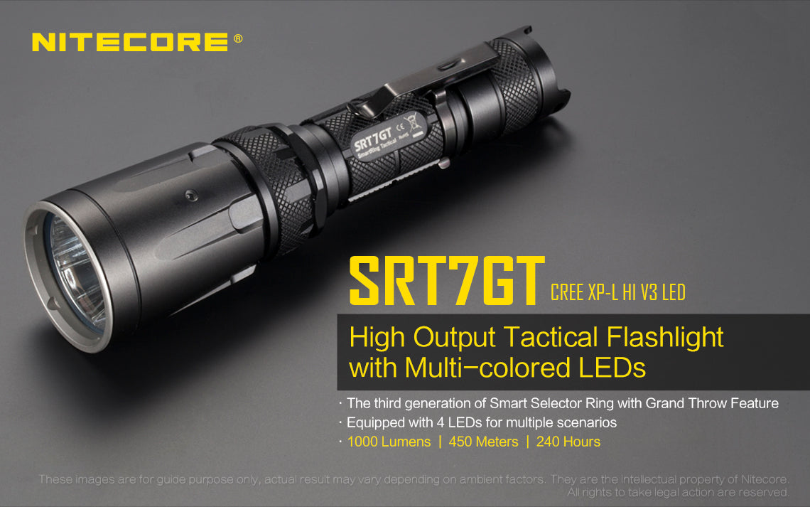 Nitecore SRT7GT Tactical Flashlight