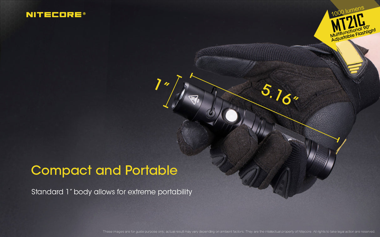 Nitecore MT21C Adjustable Angle Head light