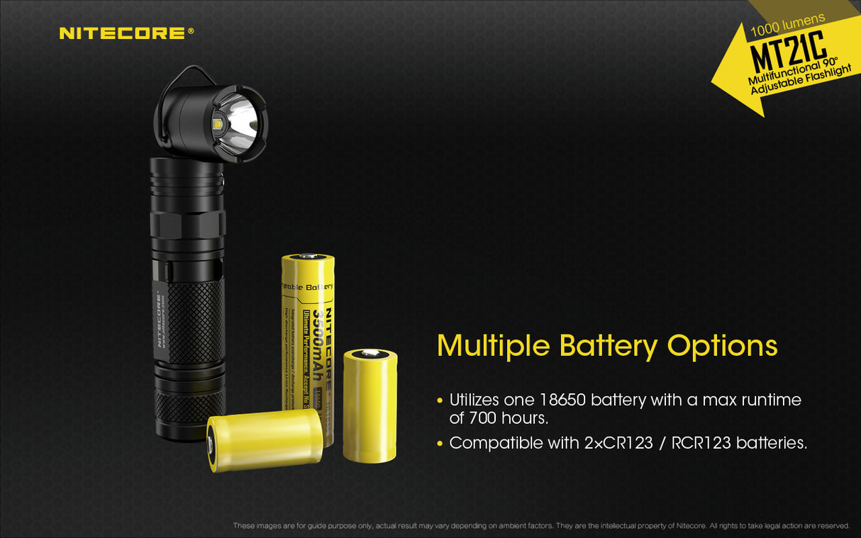 Nitecore MT21C Adjustable Angle Head light