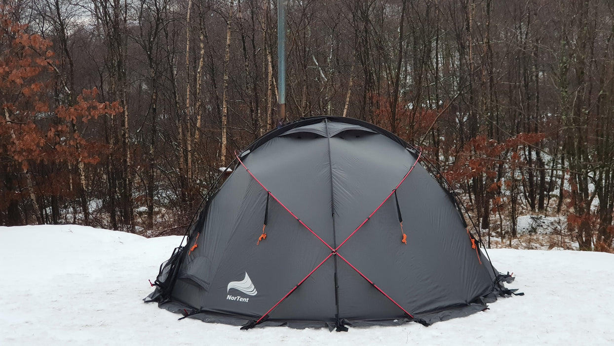 NorTent Gamme 4 - Winter Hot Tent for 4 People