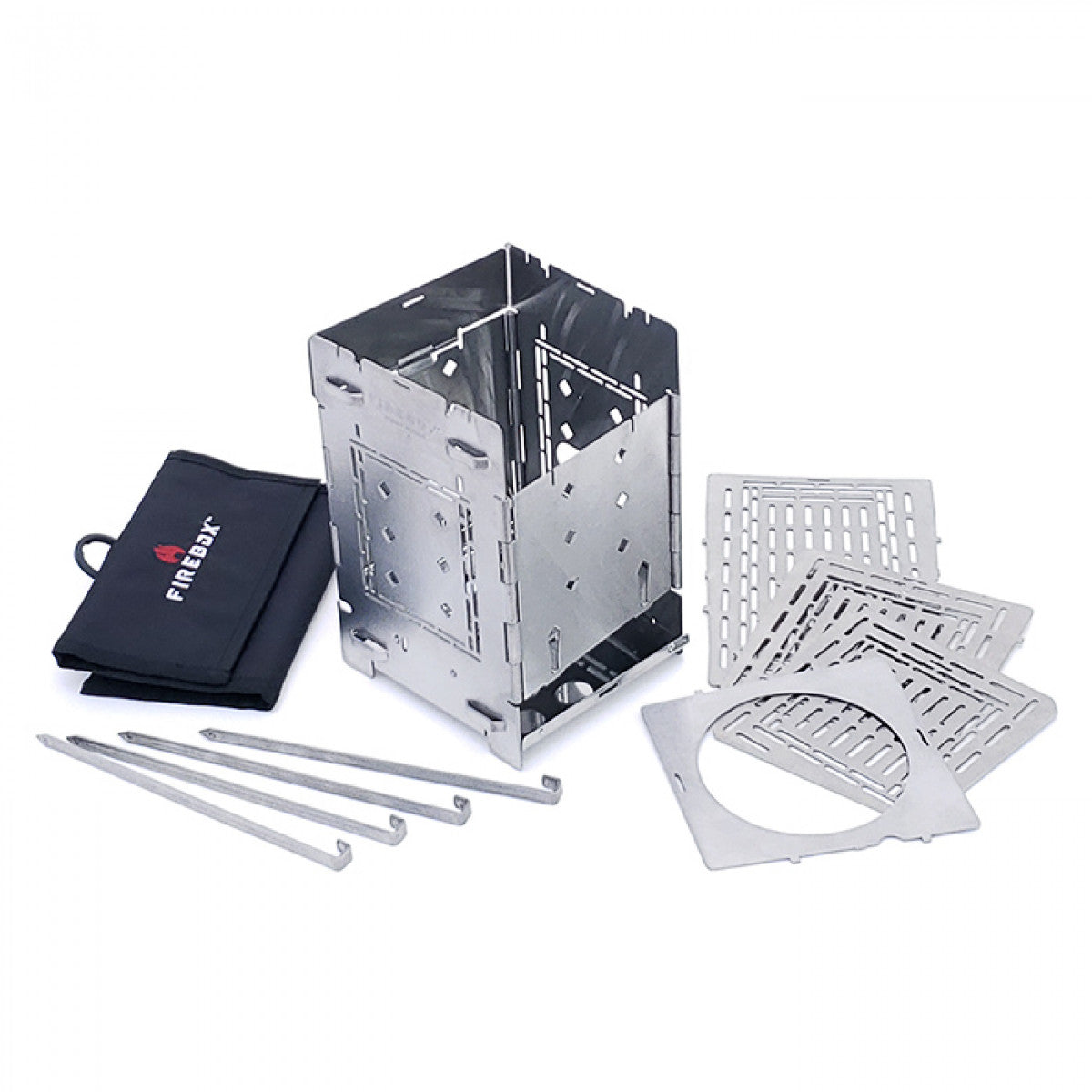 Firebox Stove 5" Gen 2 Titanium Deluxe Combo Kit