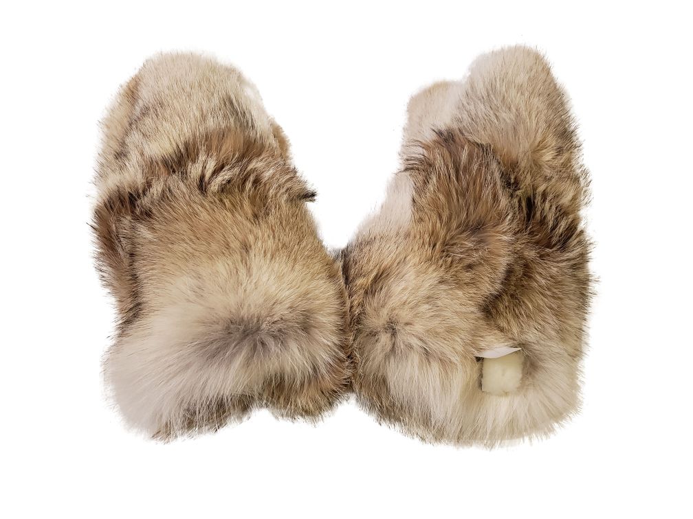 Women's Coyote Fur Mitts