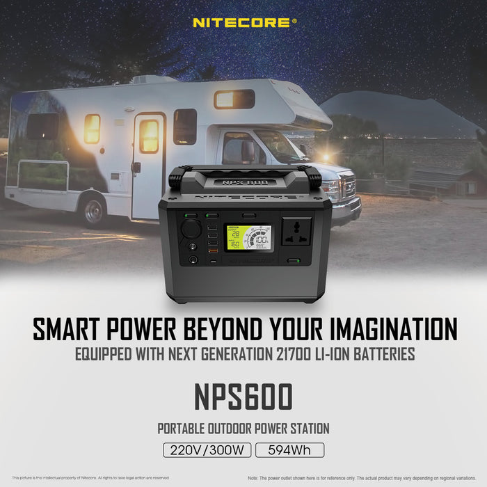 Nitecore NPS600 165AH Portable Power Station
