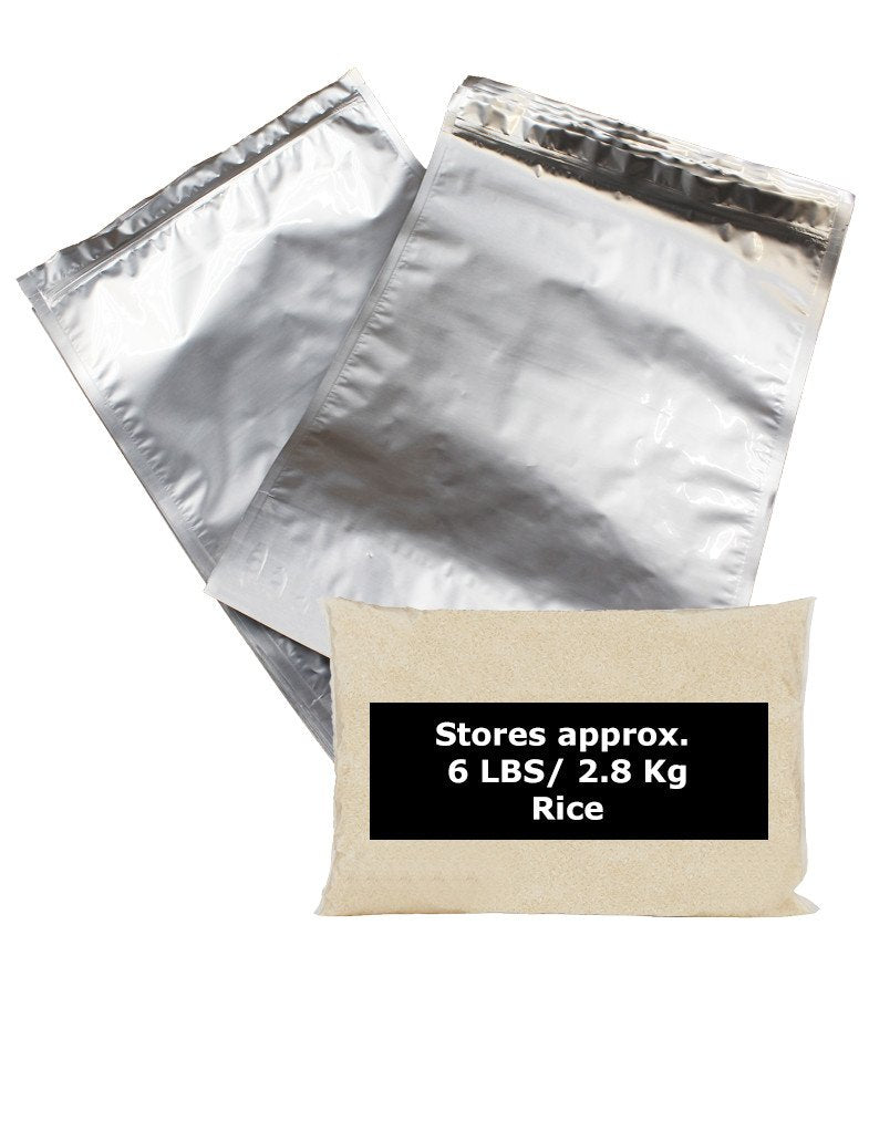 2-Gallon Ziplock Mylar Bags – 50-Pack for Bulk Food Storage