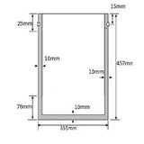 2 Gallon NON-Ziplock Mylar Bags (5 mil Thickness)