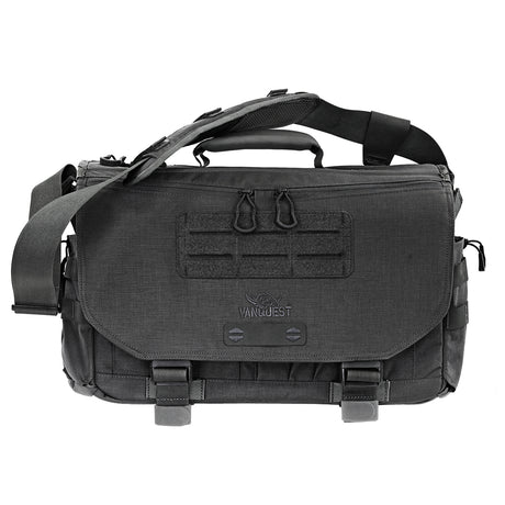 Vanquest ENVOY-17 (Gen-4) Messenger Bag in Black.