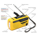 Kaito Voyager 2 Portable Solar/Hand Crank AM/FM, Shortwave & NOAA Weather Emergency Radio with USB Cell Phone Charger & LED Flashlight